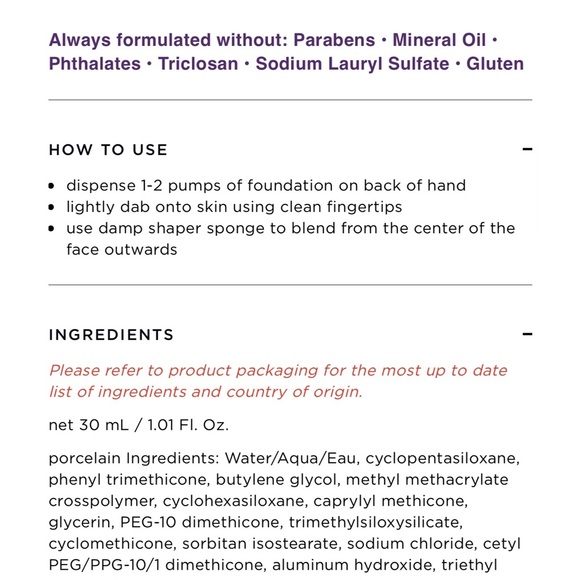 NWT Tarte 34S Face Tape™ Foundation Featherlight Full Coverage Makeup - Picture 7 of 16